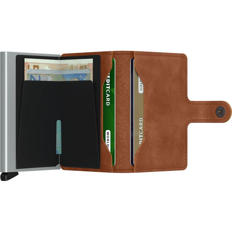 Secrid Miniwallet Vintage Cognac Silver image number 2